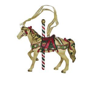 Trail of Painted Ponies Christmas Carousel Ornament